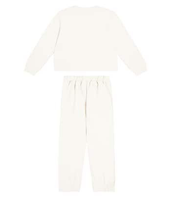 Cotton sweatshirt and sweatpants set | Il Gufo