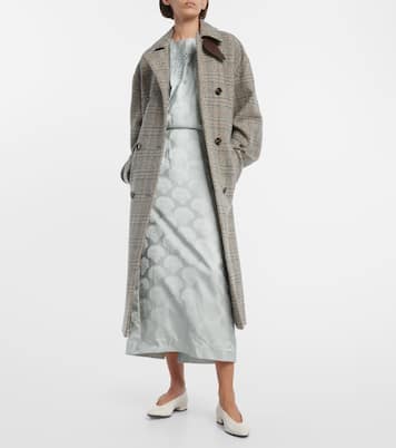 Herringbone wool and cashmere-blend coat | Loro Piana