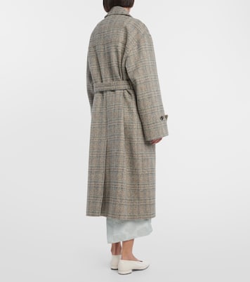 Herringbone wool and cashmere-blend coat | Loro Piana