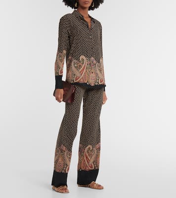 Weite Hose aus Seide | Etro