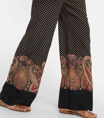 Weite Hose aus Seide | Etro