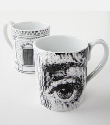 Occhi porcelain mug | Fornasetti