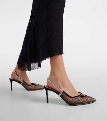 Forbidden Love 75 slingback pumps | Aquazzura