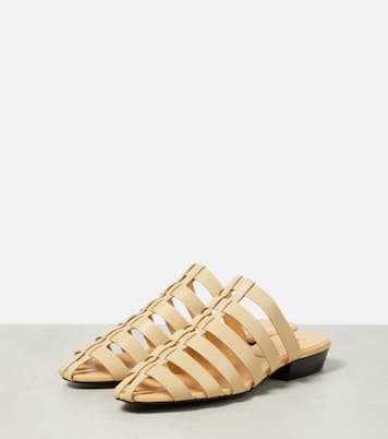 Slippers Kaede aus Leder | Loro Piana