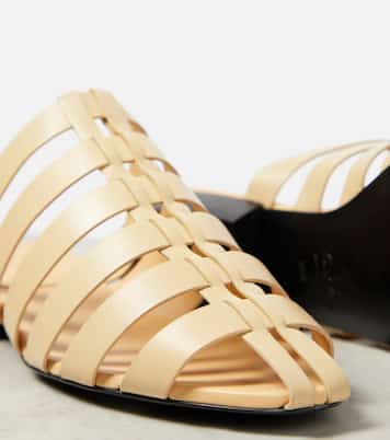 Slippers Kaede aus Leder | Loro Piana