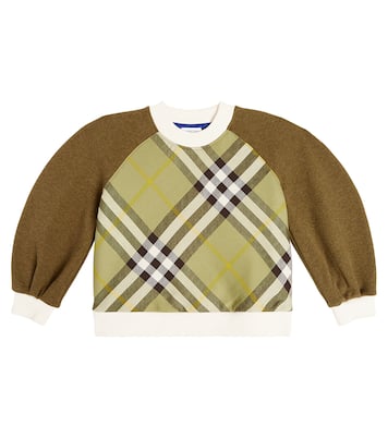 Sweatshirt Burberry Check aus Baumwolle | Burberry Kids
