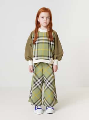 Sweatshirt Burberry Check aus Baumwolle | Burberry Kids