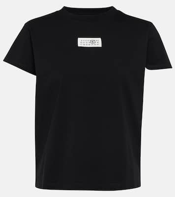 Camiseta en jersey de algodón con logo | MM6 Maison Margiela