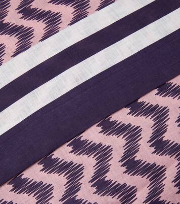 Jaipur Large printed linen tablecloth | Aquazzura Casa