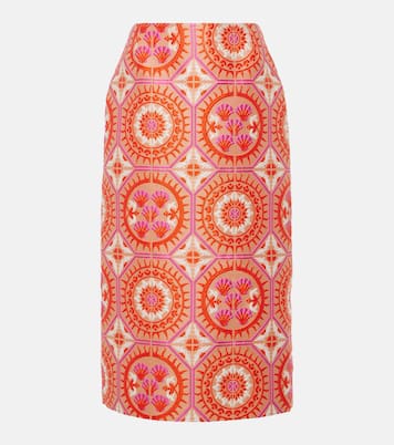 Falda midi estampada | La DoubleJ