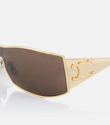 Triomphe Metal Racer shield sunglasses | Celine Eyewear