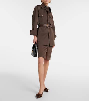 Portofino 55 leopard-print suede mules | Gianvito Rossi