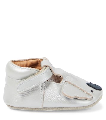 Baby - Scarpe Blinc Koala in pelle metallizzata | Donsje