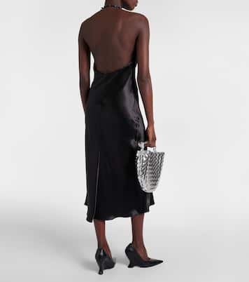 Robe midi en satin | Bottega Veneta