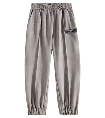 Pantalones tapered de lana | Balmain Kids