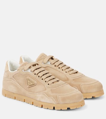 Trail suede sneakers | Prada