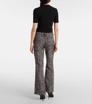 Pantaloni flared in tweed | Balmain