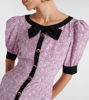 Bedrucktes Minikleid aus Seide | Alessandra Rich