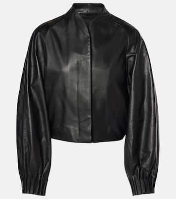 Cropped-Lederjacke Aram | Fforme