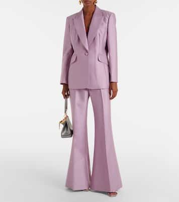 Tailored wool and silk jacket | Zimmermann