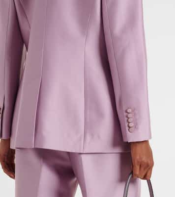 Tailored wool and silk jacket | Zimmermann