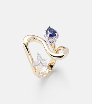 Bague Reign Supreme en or 18 ct, diamants et saphirs | Yeprem