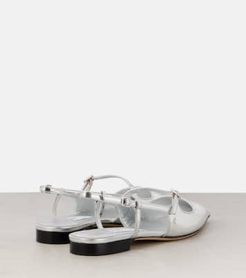 Ballerine slingback Didi in pelle metallizzata | Jimmy Choo