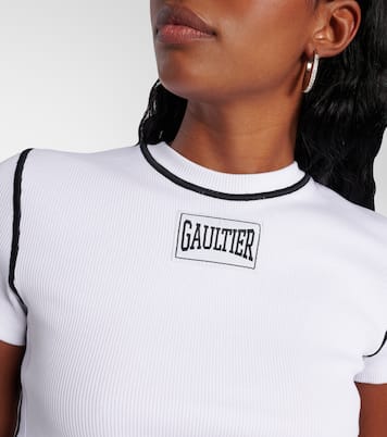 T-shirt in jersey di misto cotone  | Jean Paul Gaultier