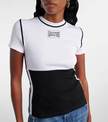 T-shirt in jersey di misto cotone  | Jean Paul Gaultier