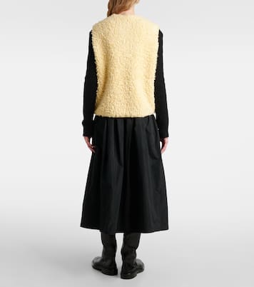 Veste sans manches en fourrure synthétique | Jil Sander