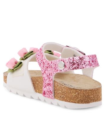 Sandalen mit Glitter | Monnalisa