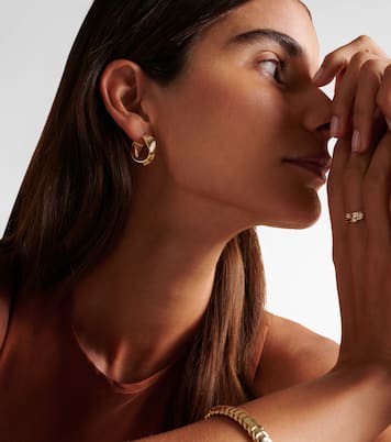 Orecchini Swerve in oro 10kt | Stone and Strand
