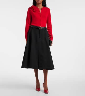 Wool and cashmere cardigan | Jardin des Orangers