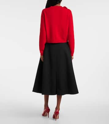 Wool and cashmere cardigan | Jardin des Orangers