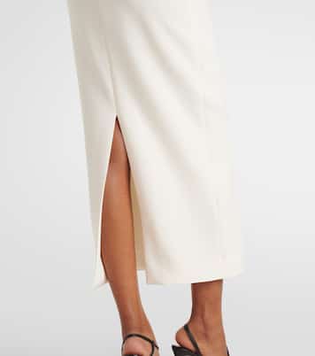 Abito midi in cady con cintura | Roland Mouret