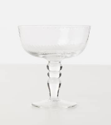Diseguale set of 6 champagne coupe glasses | Bitossi