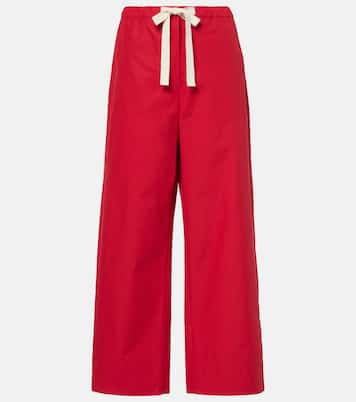 Argento cotton wide-leg pants | 'S Max Mara