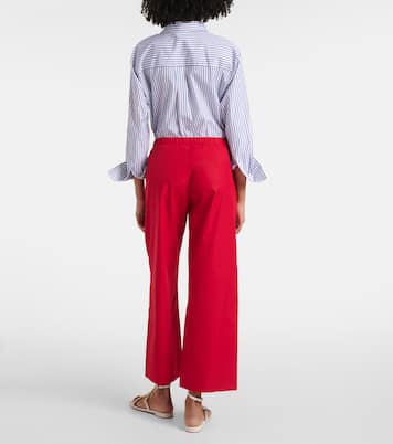 Argento cotton wide-leg pants | 'S Max Mara