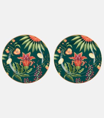 Dragon Fruit set of 2 dessert plates | La DoubleJ