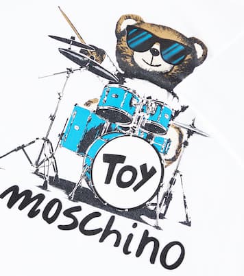 T-shirt in cotone con stampa | Moschino Kids