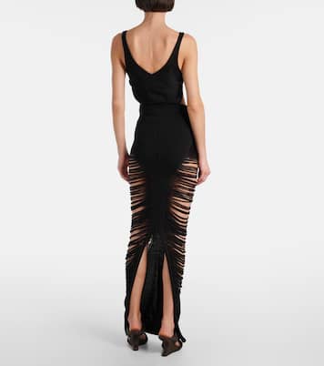 Maxirock Pillar aus Wolle | Rick Owens