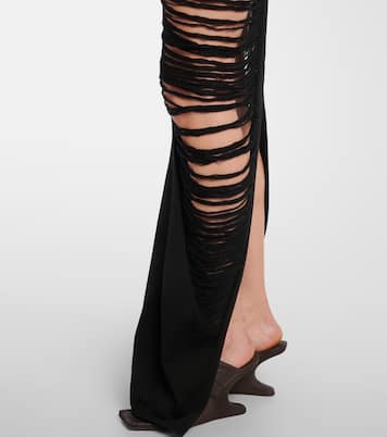 Maxirock Pillar aus Wolle | Rick Owens