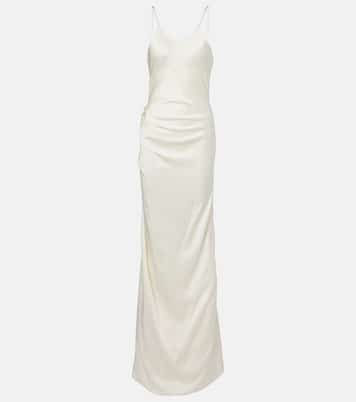 Robe en crêpe de satin | Victoria Beckham