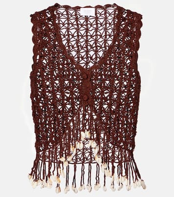 Cropped-Top aus Häkelstrick | Anna Kosturova