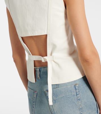 Denim vest | Victoria Beckham