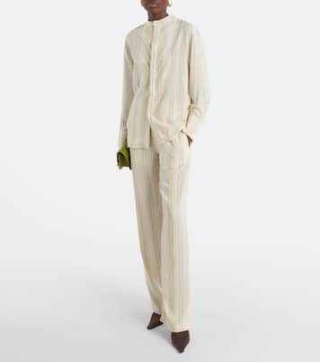 Striped wide-leg pants | Victoria Beckham