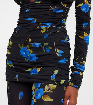 Floral jersey leggings | Blumarine