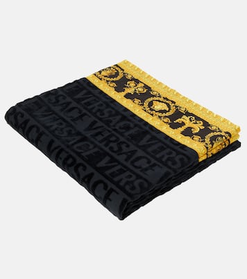 Toalla de playa I Love Baroque de rizo de algodón | Versace Home