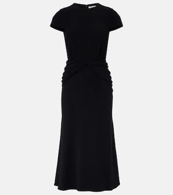 Crêpe midi dress | McQueen