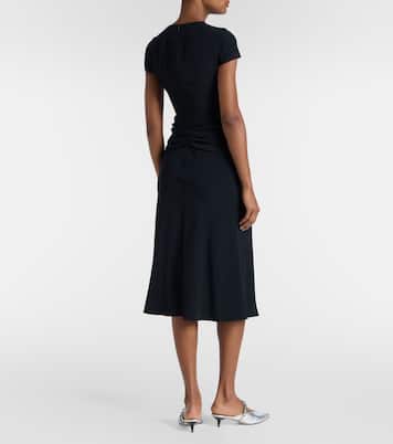 Crêpe midi dress | McQueen